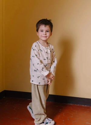 Studio Bohème - Romeo Gui Camiseta de Algodón Orgánico | Ecru