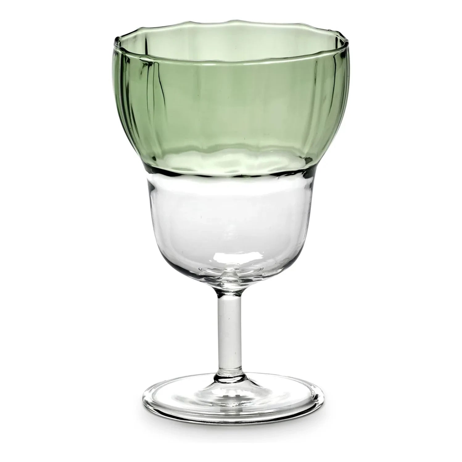 Serax - Copas de vino Yam, Waww La Table - Set de 4 | Verde