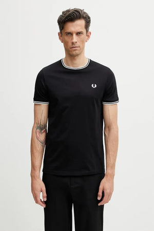Camiseta de algodón para hombre Fred Perry