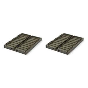 Liewood - Cajas fuertes plegables Weston - Juego de 2 | Marrón