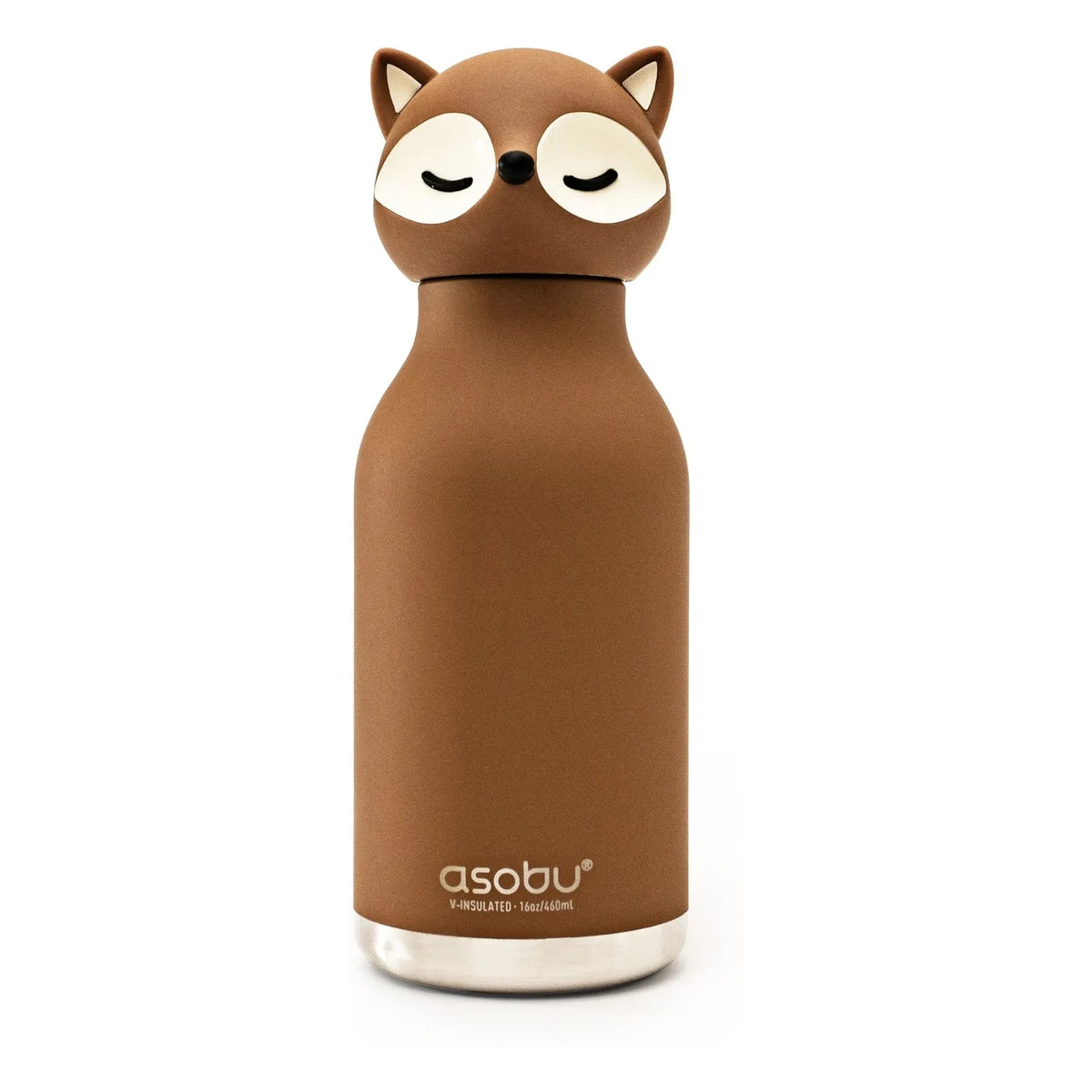 Asobu - Botella de agua de acero inoxidable Renard | Marrón