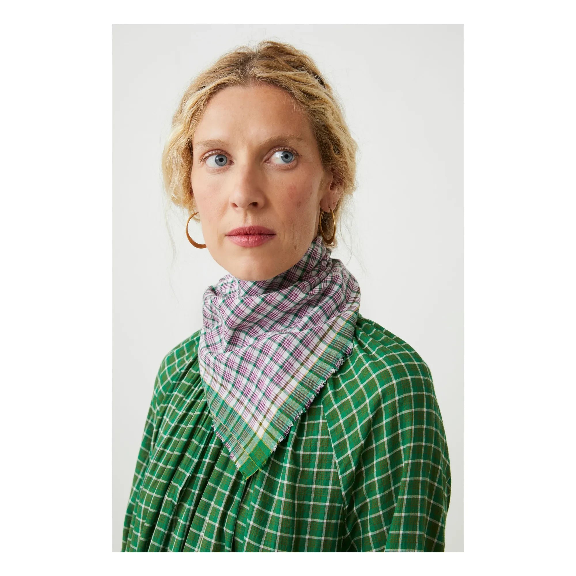 Moismont - Foulard Messager N°818 Algodón | Verde