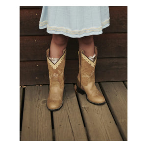 Copenhagen Colors - Botas Cowboy Dove Suede - Copenhagen Colors X Bootstock | Beige