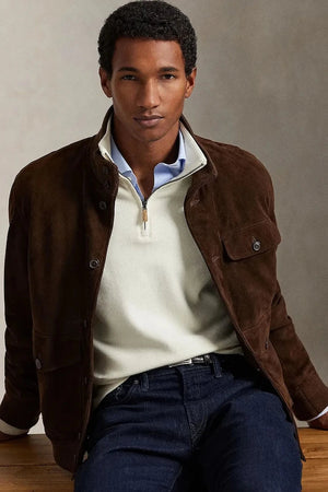 Polo Ralph Lauren Suéter de algodón 40/1 DBL KNIT JACQ