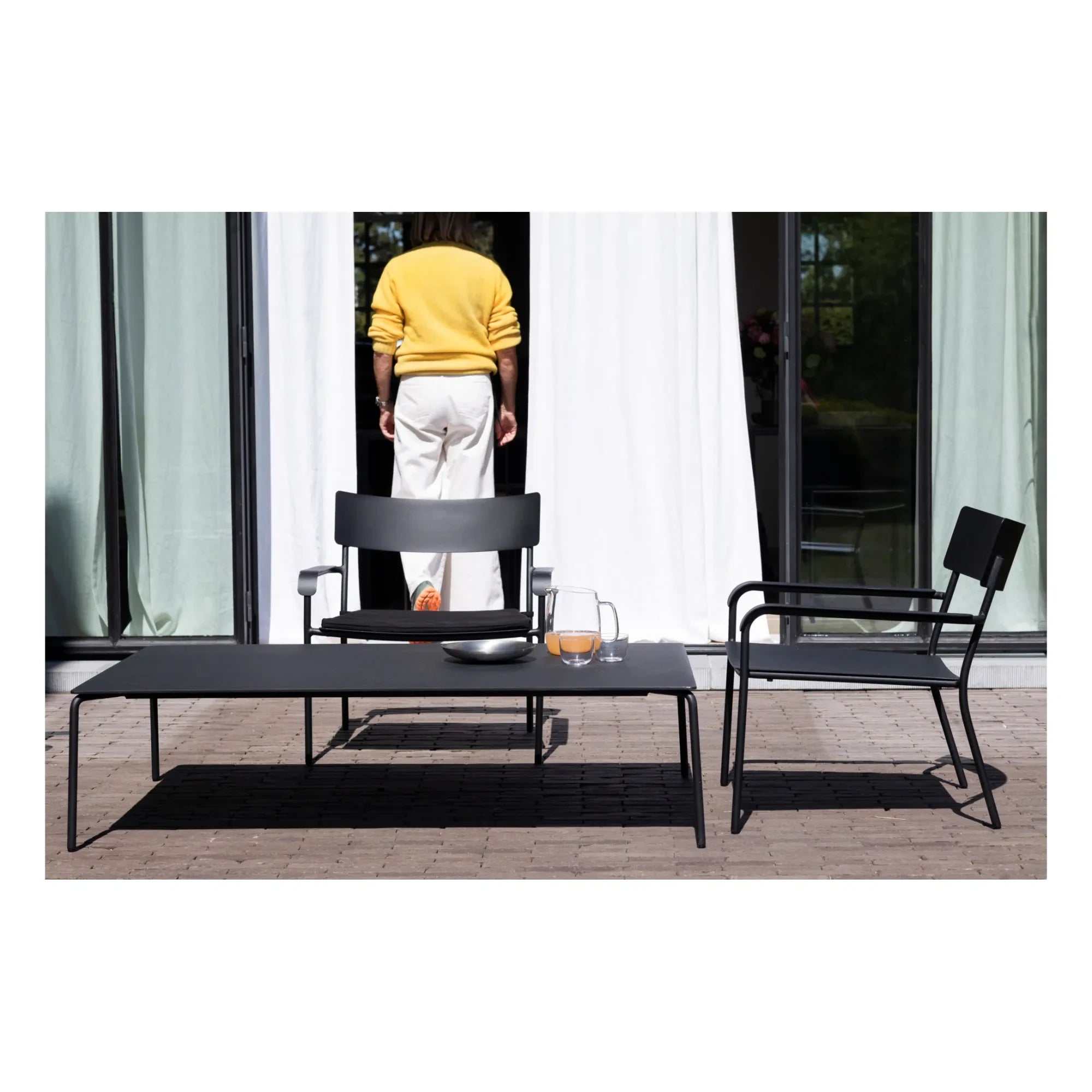 Serax - Silla de exterior August | Negro