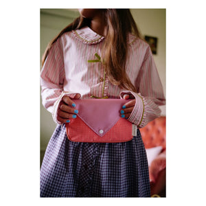 Sticky Lemon - Riñonera Checkerboard Banana Bag pequeña | Rosa empolvado