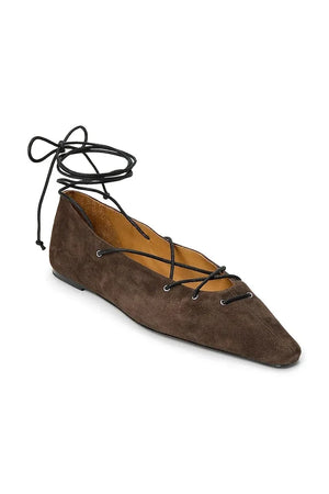 Polo Ralph Lauren bailarinas de ante Lce Pnt Blt