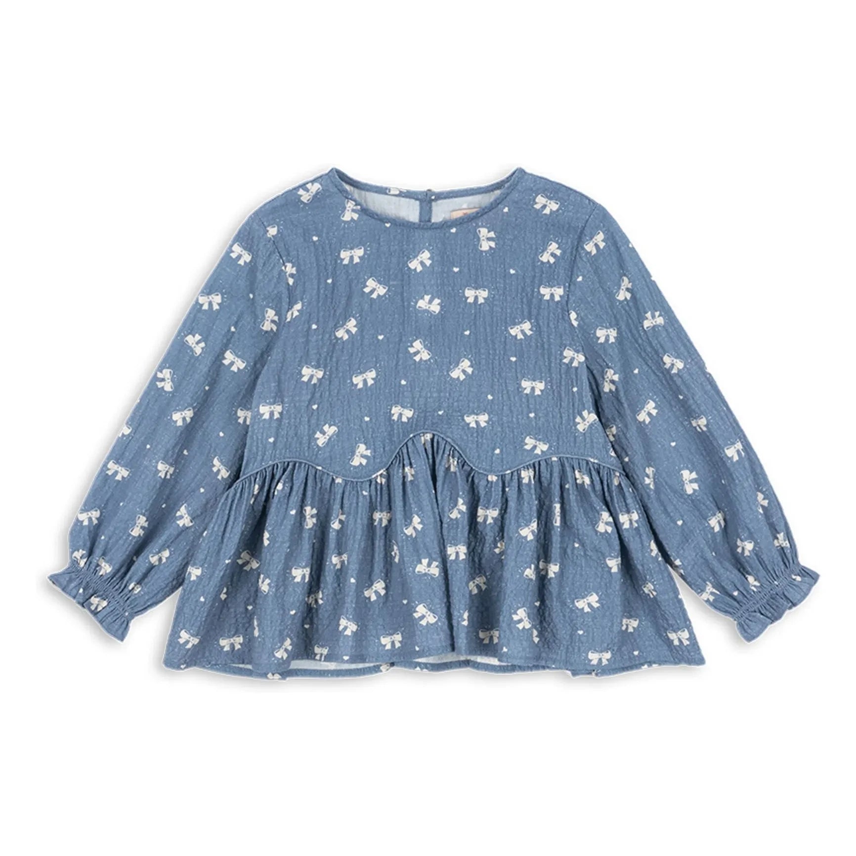 Konges Sløjd - Blusa de algodón orgánico Vida | Azul