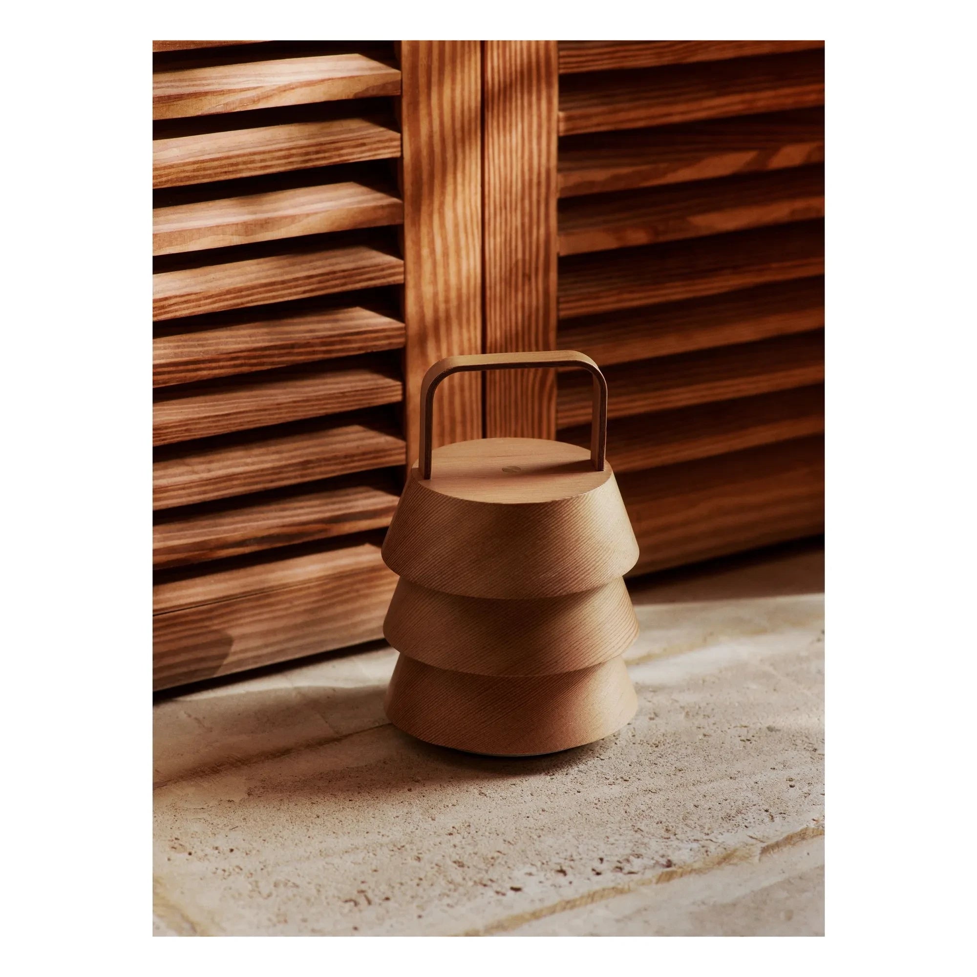 Ferm Living - Lámpara Portátil Luver | Marrón