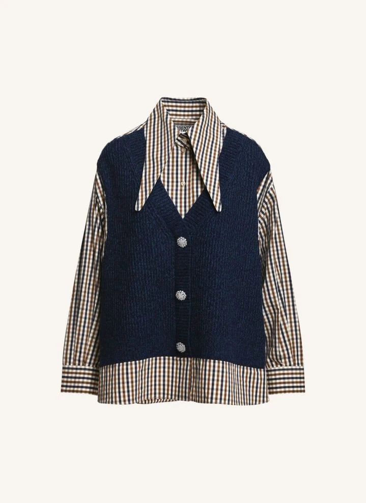 Essentiel Antwerp - Kute Mix Blusa | Gris