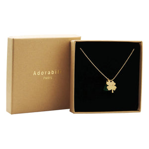 Adorabili - Collar de trébol | Oro