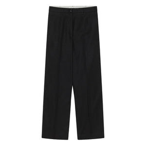 Pomandère - Pantalones de algodón y lino | Negro