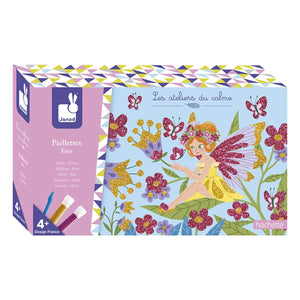 Janod - Set de dibujo brillante de hadas - Janod x Hachette