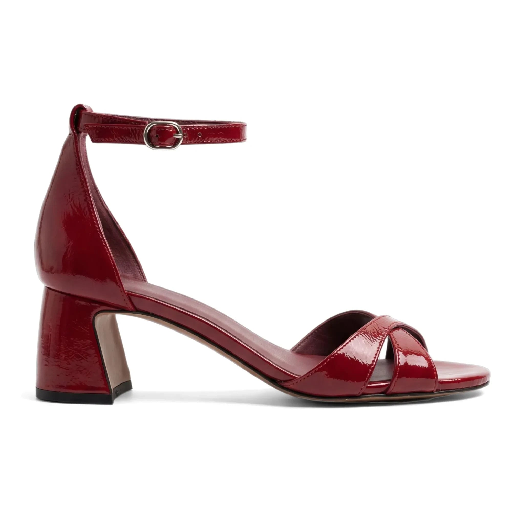 Rivecour - Sandalias n°595 Charol | Rojo cereza