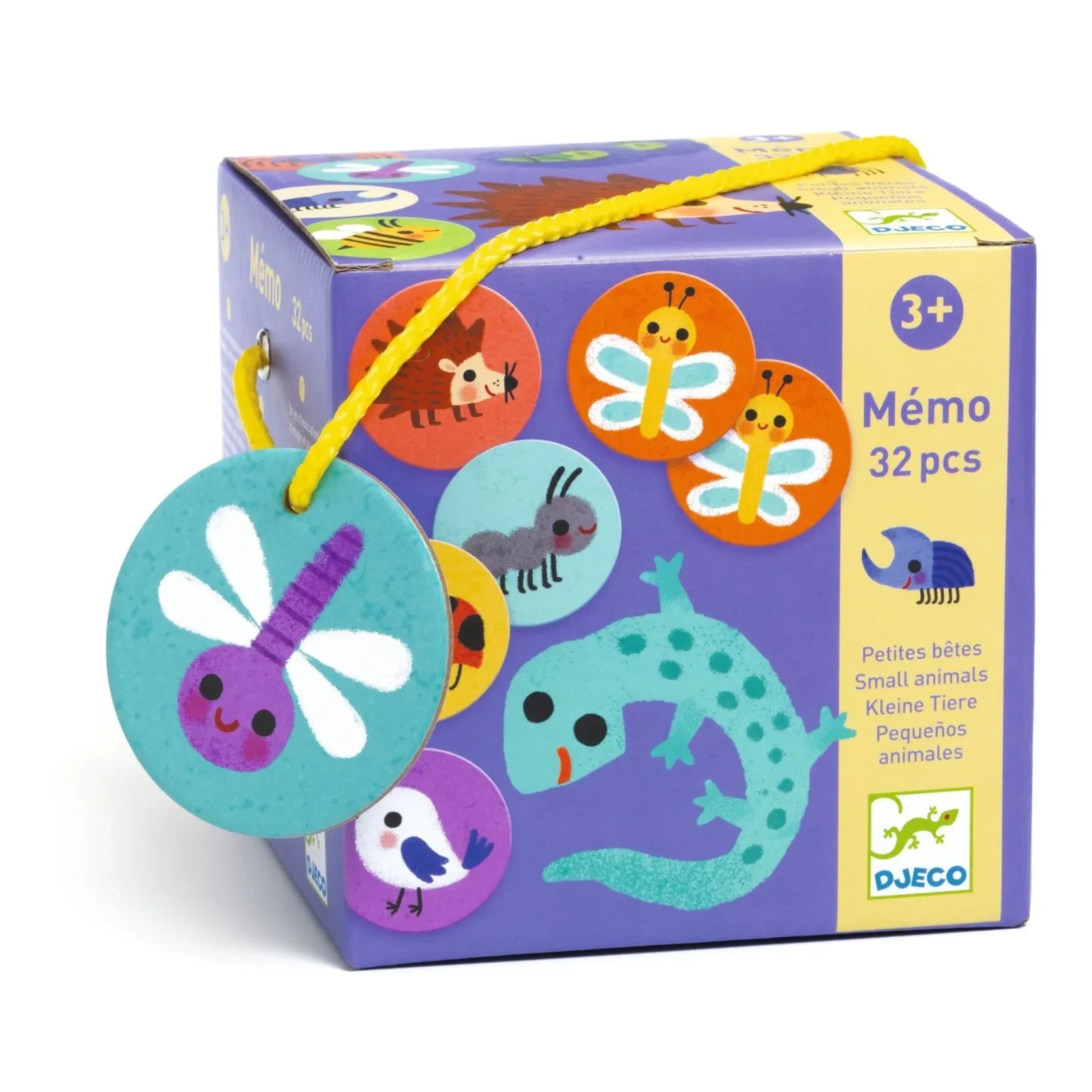 Djeco - Juego de memoria de animales pequeños