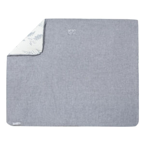 Tartine et Chocolat - Manta con estampado de hojas | Gris
