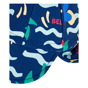 Petit Bateau - Sombrero con protección UV Bel Eté Fibras recicladas | Azul noche