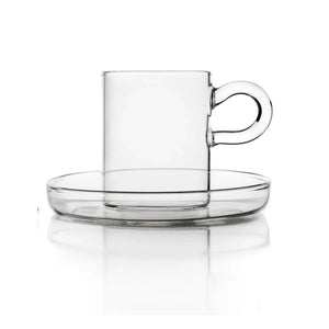 Ichendorf Milano - Taza de café de borosilicato Piuma