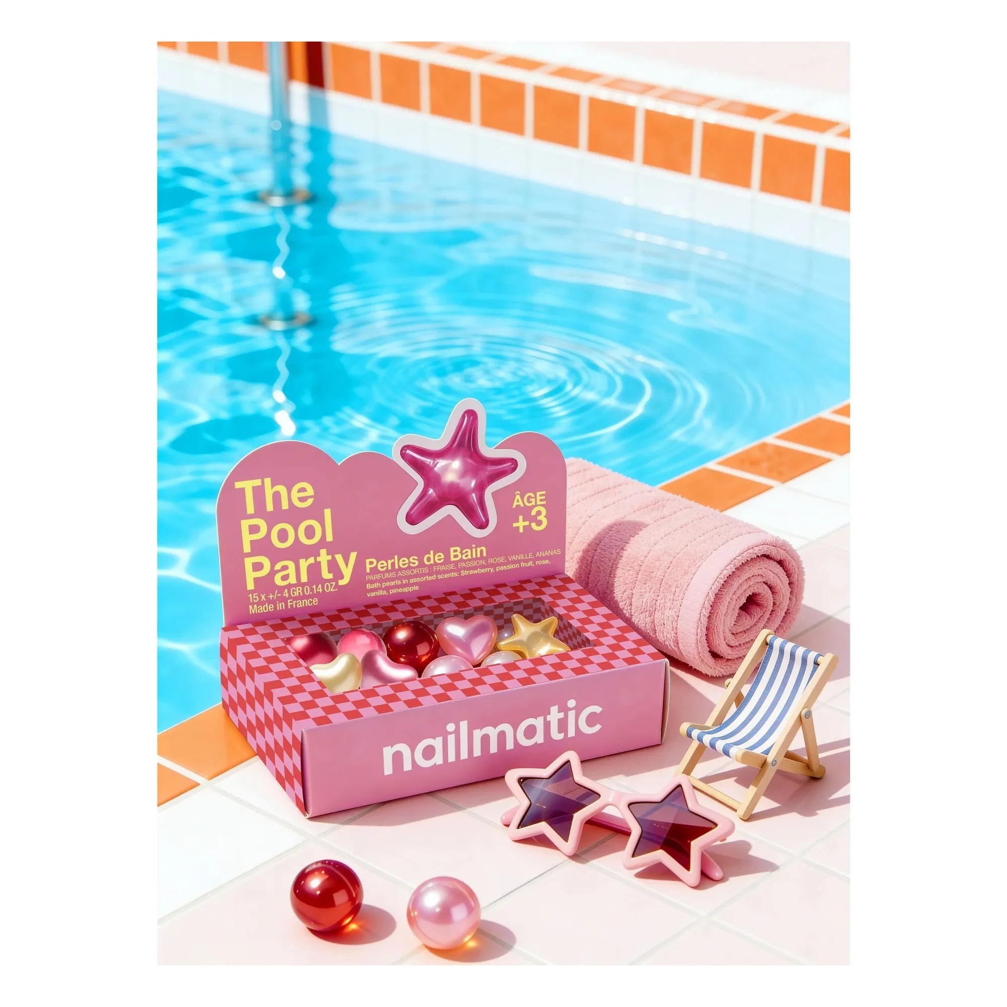 Nailmatic Kids - Bombas de baño Love Mania