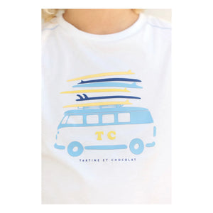 Tartine et Chocolat - Camiseta Van | Blanco