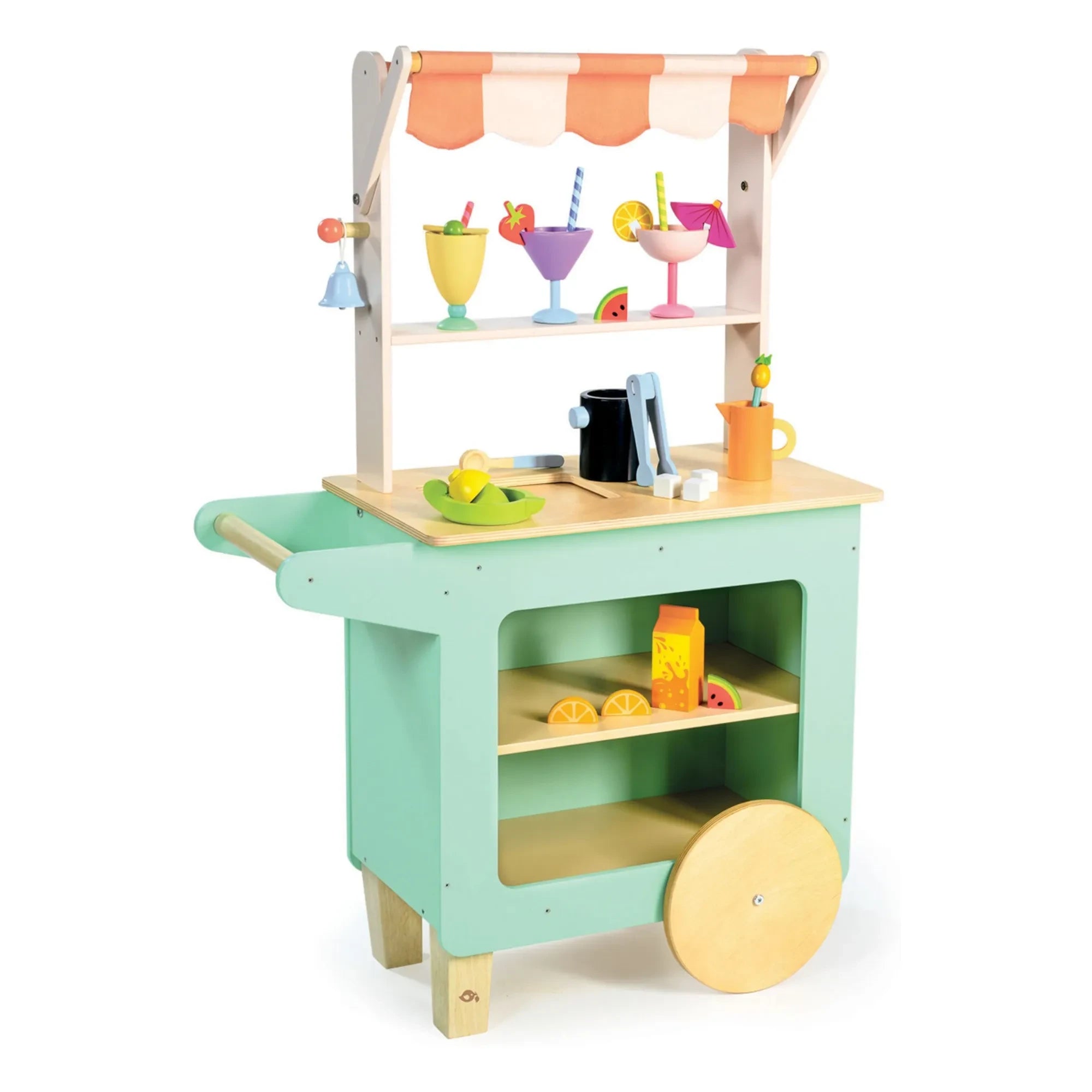 Tender Leaf Toys - Carrito de bebidas