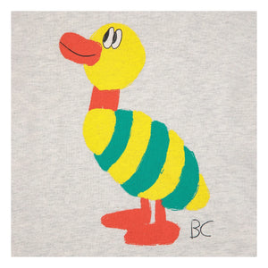 Bobo Choses - Camiseta pato | Gris jaspeado