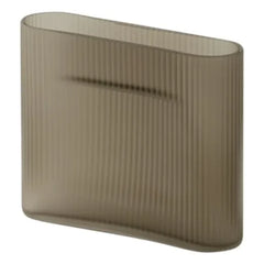Muuto - Jarrón Ridge | Beige-marrón oscuro