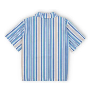 the new society - Camisa de rayas Tebas | Azul claro