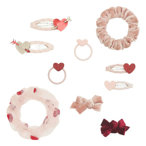 Mimi & Lula - Bolso de tela rosa con corazones sorpresa