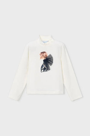Blusa Mayoral de manga larga viscosa para niños