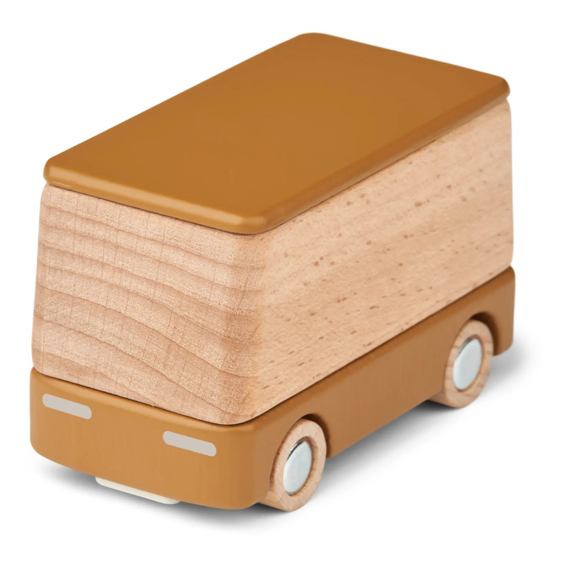 Liewood - Autobús de madera | Caramelo dorado