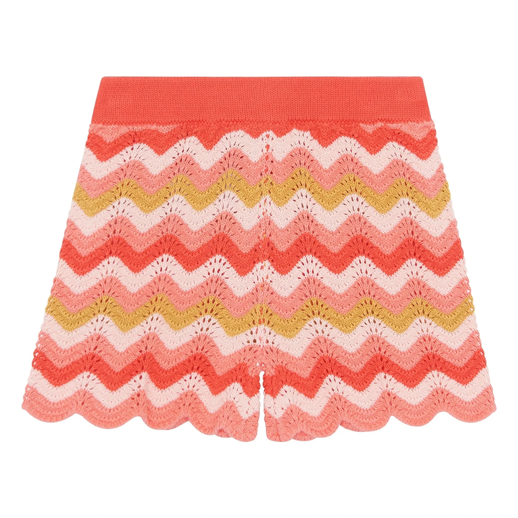 Bonton - Pantalón corto de ganchillo para abuela | Coral