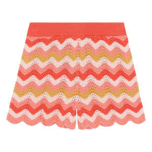 Bonton - Pantalón corto de ganchillo para abuela | Coral