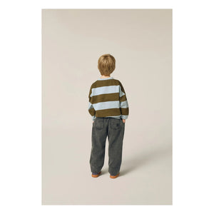 The Campamento - Çizgili sweatshirt | Haki
