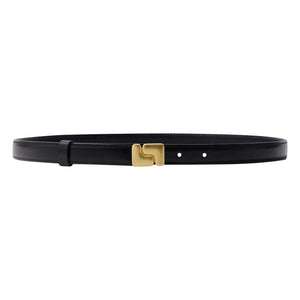 Soeur - Cinturón Mini de Piel Ninon | Negro