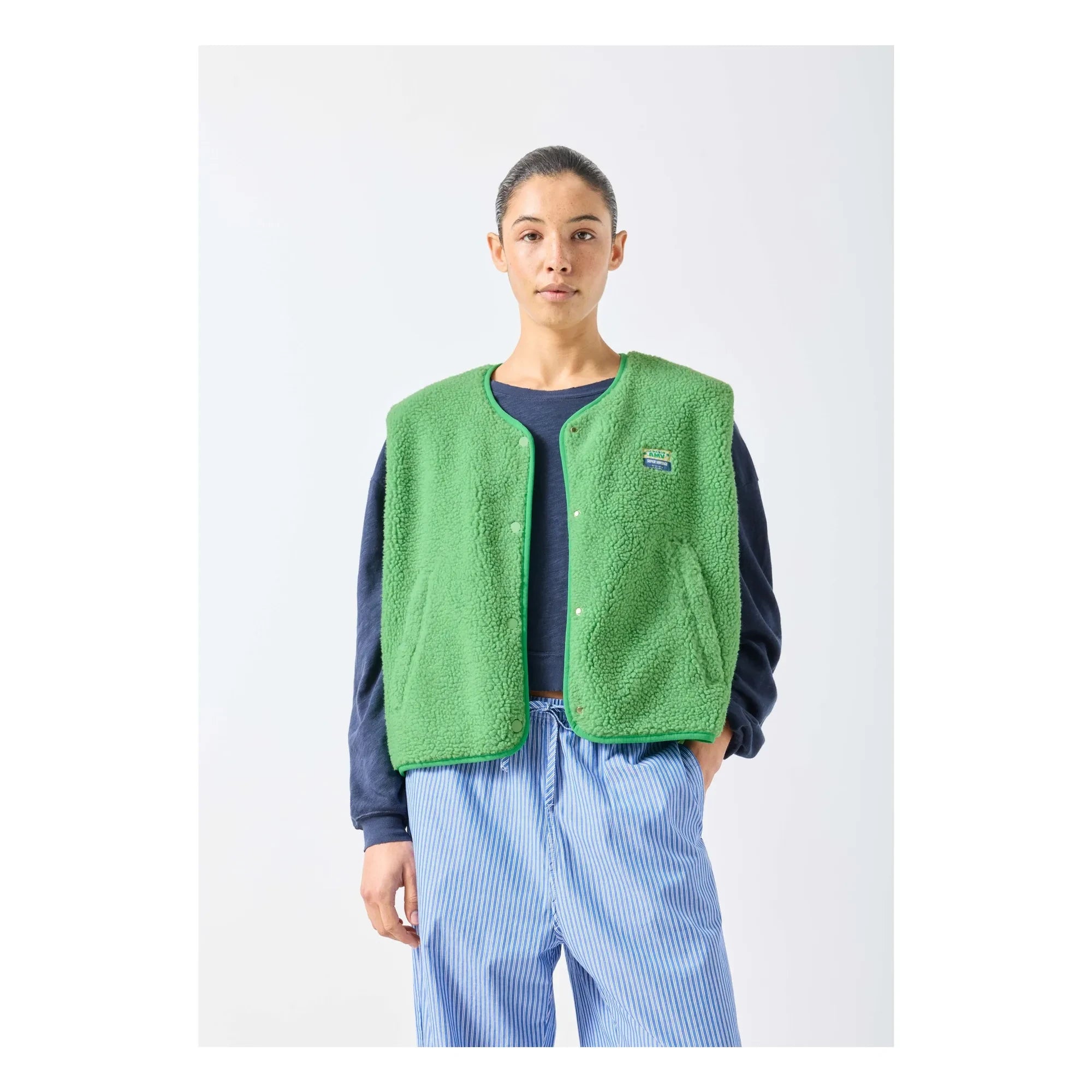 American Vintage - Chaleco sin mangas Hoktown | verde palmera