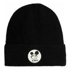 Mini Rodini - Gorro Ritzratz de algodón orgánico | Negro