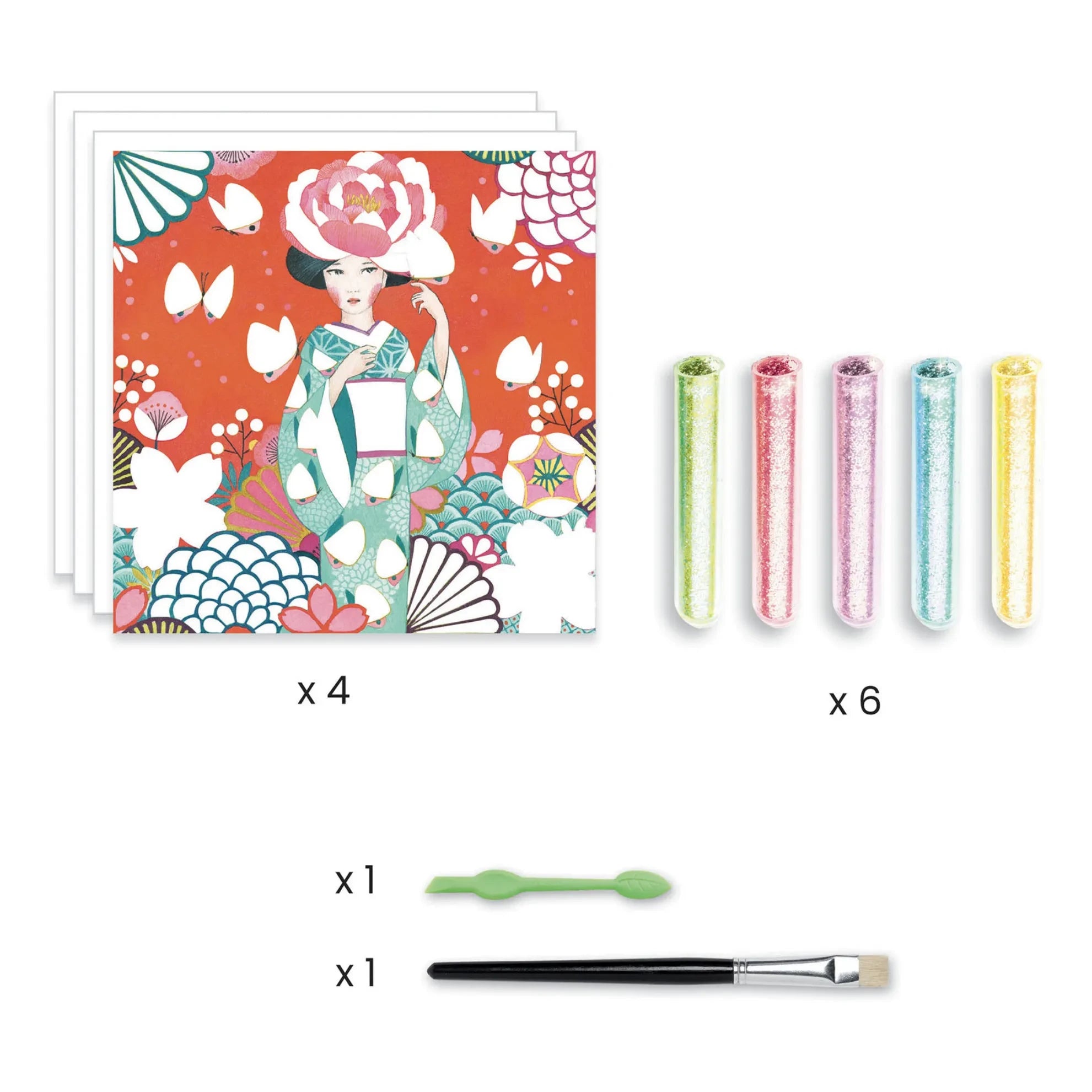 Djeco - Actividad de pintura con purpurina Daydream
