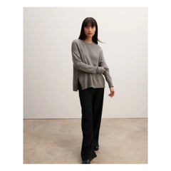 Bompard - Jersey de cachemir de cuello redondo | Gris