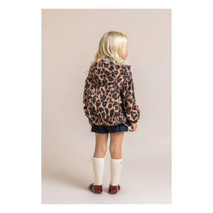 Flotte - Cortavientos impermeable Bastille Leopard de fibras recicladas | Marrón