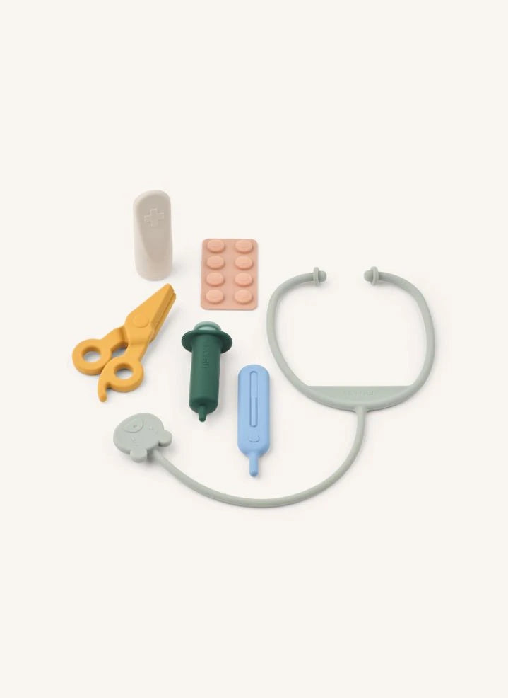 Liewood - Set del Dr. Leif | Mezcla multicolor verde primavera