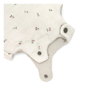 Babyshower - Saco de dormir para bebé con cerezas | Crudo