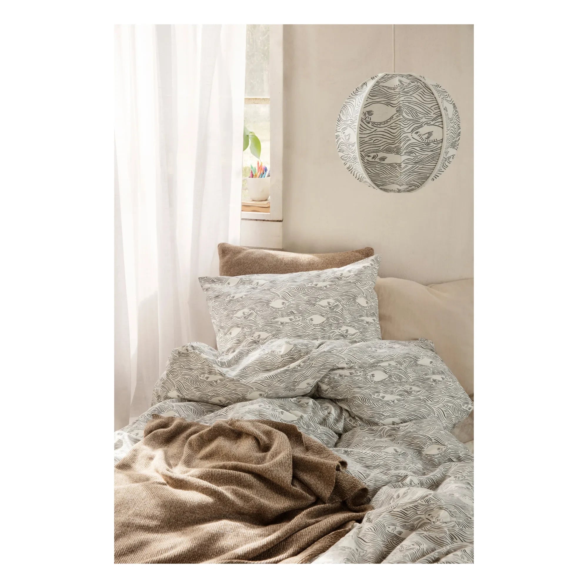 Ferm Living Kids - Juego de sábanas Stream