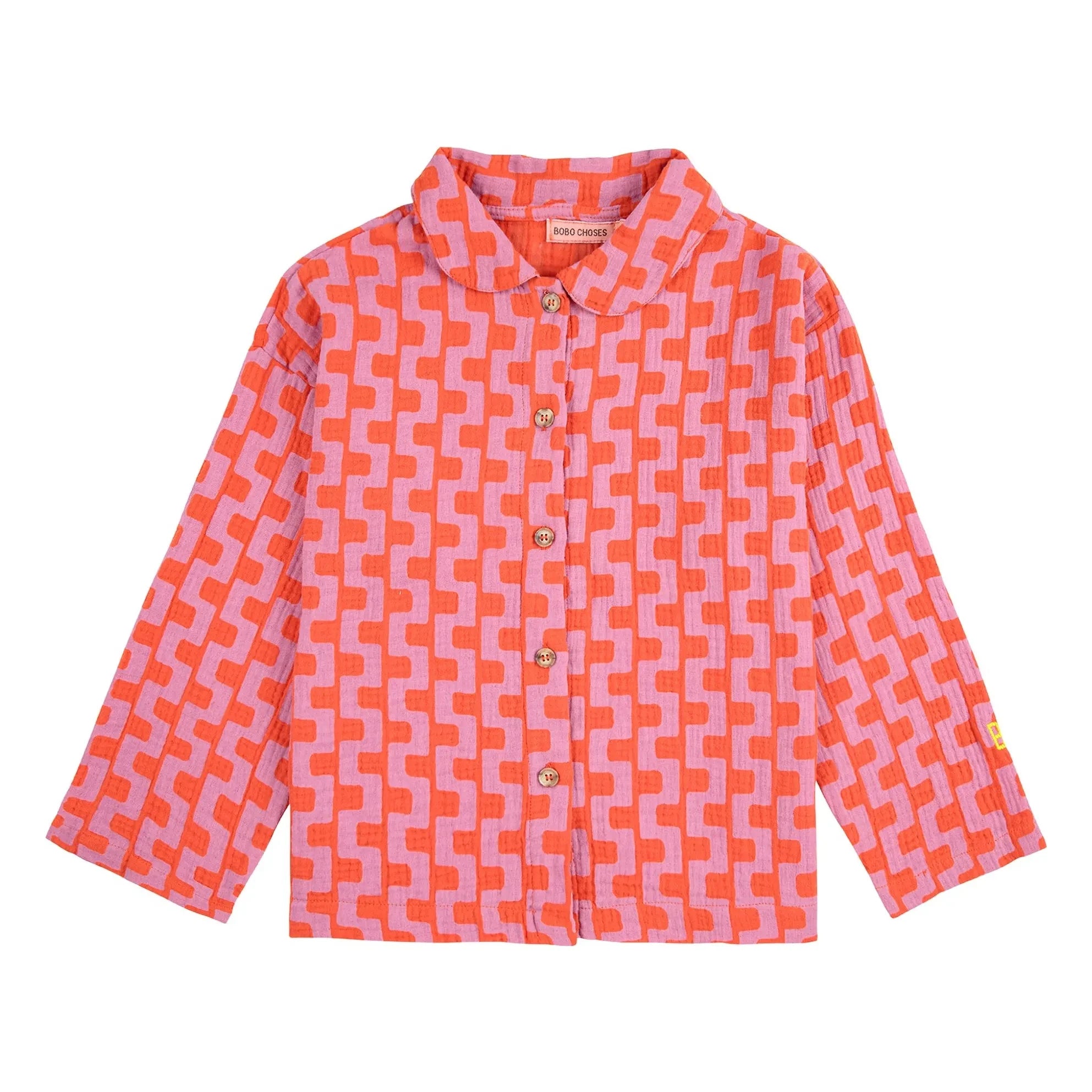 Bobo Choses - Pijama Chain Algodón Orgánico | Rosa