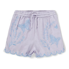 Molo - Pantalones cortos Annabella con mariposas | Lavanda