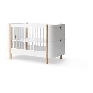 Oliver Furniture - Cuna Mini+ de madera de roble, kit junior no incluido