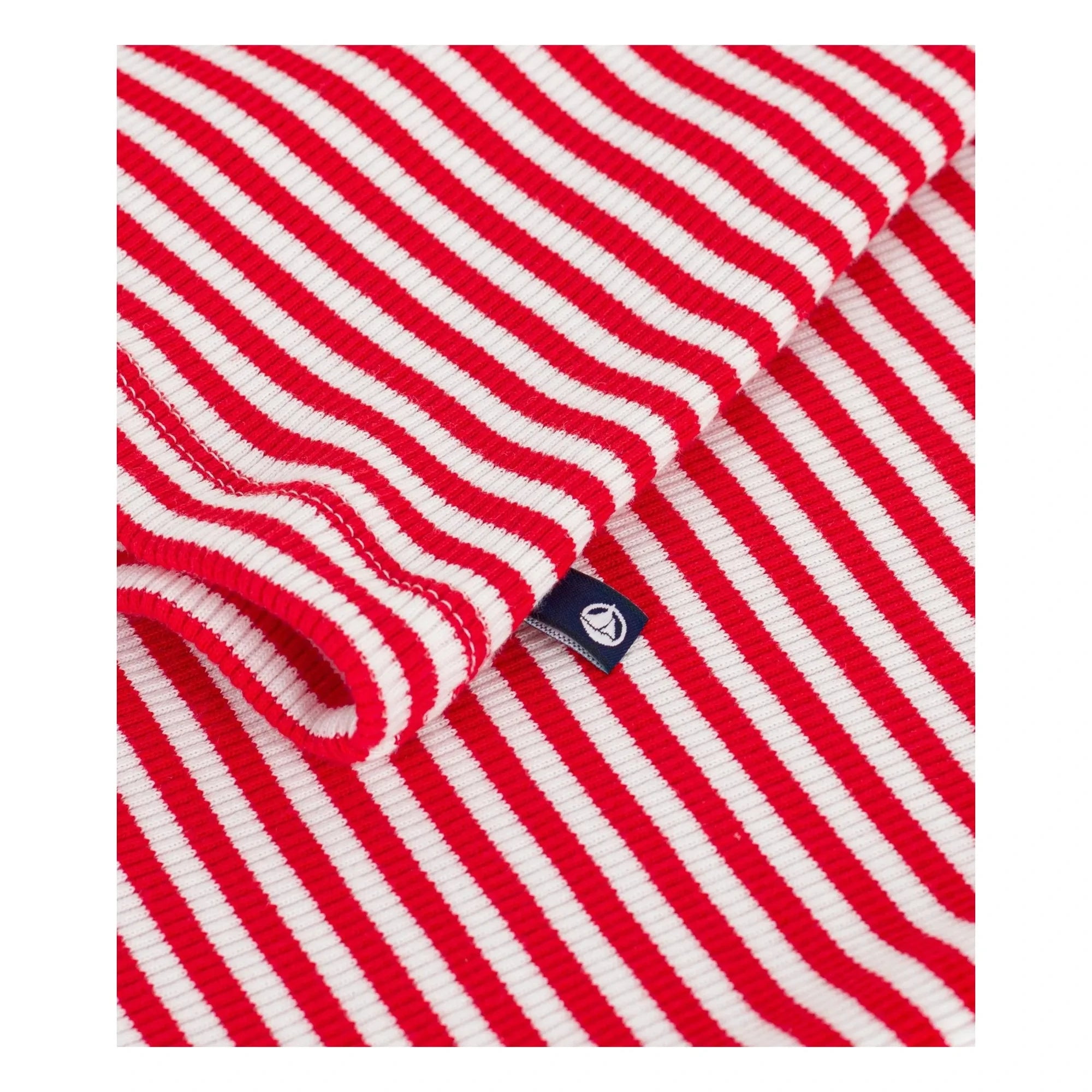 Petit Bateau - Camiseta icónica de rayas | Rojo
