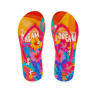 Legami - Talla 40/41 Chanclas Slim Tropicana Dream
