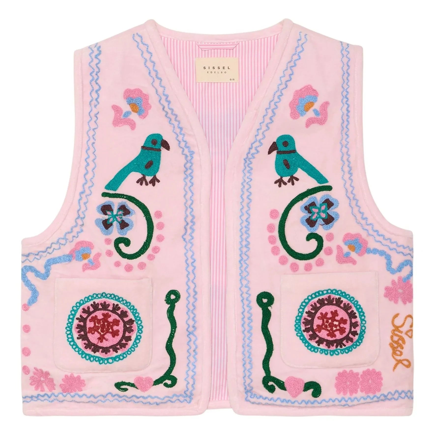 SISSEL EDELBO - Chaleco sin mangas Caia - Colección infantil | Rosa