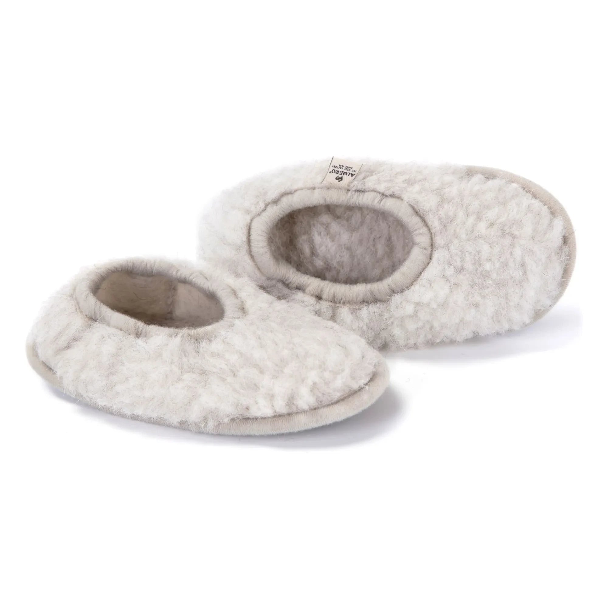 Alwero - Pantufla de lana Cloudlet | Gris